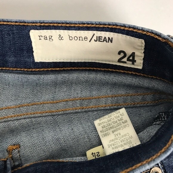 Rag & Bone Jeans- Capri Ankle Skinny Leg Pants- Size 24- Great Condition!!! - Picture 6 of 7